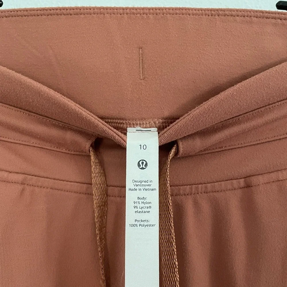 Lululemon Ready to Rulu Jogger Desert Sun Orange Women Size 10 Athleisure